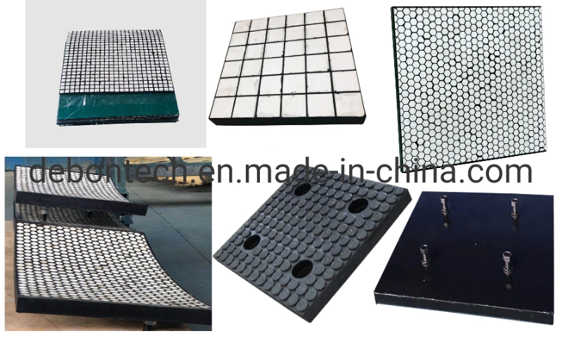 Wear Resistant Chute Magnetic Alumina Zta Ceramic Rubber Liner