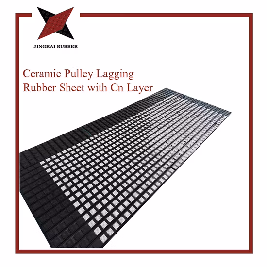 Puleggia in gomma ceramica per nastro trasportatore per miniere di carbone, piastra in gomma di decelerazione della puleggia in ceramica