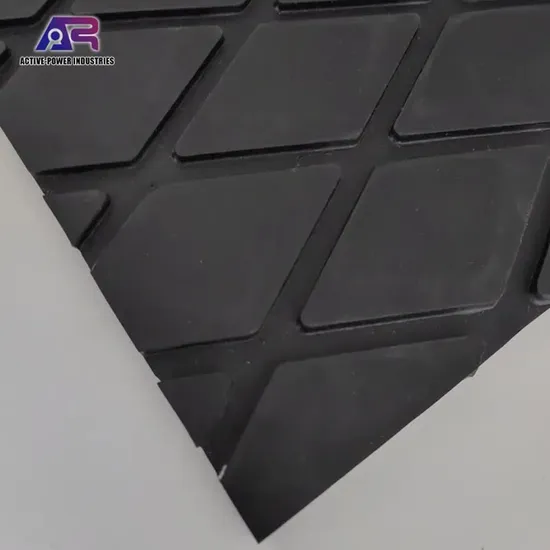 Rivestimento tamburo in lastra di gomma ceramica per nastri trasportatori